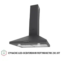 Витяжка купольна PERFELLI K 6402 SG 850 LED - мініатюра 3