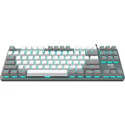 Клавіатура Aula F3287 Keycap KRGD Blue USB UA Grey/White (6948391240954) - мініатюра 3