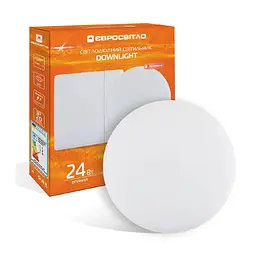 Світильник точковий Євросвітло LED-R-170-24 4200К без рамки - мініатюра 3