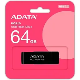 Флеш-накопичувач USB 64Gb UC310, Black, USB 3.2 Gen 1, до 100 МБ/с (UC310-64G-RBK) ADATA teh0029131 - мініатюра 3