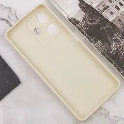 Силіконовий чохол Candy Full Camera для Infinix Hot 30 Бежевий / Antique White - мініатюра 3