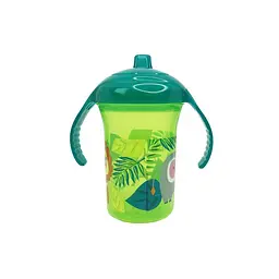 Пляшечка пластикова з ручками "Мавпа" MGZ-0323(Green) 250 мл - мініатюра 2