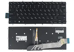 Клавіатура Dell Inspiron 13-5368 5378 5379 7378 7368 14-7460 7467 Vostro 14-5468 Latitude 3379 чорна без рамки Прямий Enter підсвітка Original PRC (0M9DMK)