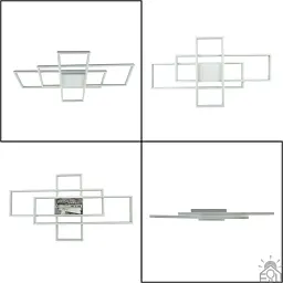 Керована світлодіодна люстра SVEN 123W 3S SMART 900x500x80-WHITE-220-IP20 ESLLSE - мініатюра 8