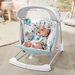 Портативна колиска-гойдалка Fisher-Price Веселе гойдання (GPD12) - мініатюра 8