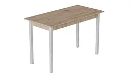 Стіл кухонний Ferrum-decor Маріо 75x120x60 Білий ДСП Сан-Марино 16мм (FRD-105659)