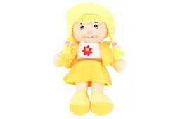 Лялька м'яка музична (РУСКА МОВА) 3 види в кульку R0718 г.46*30см