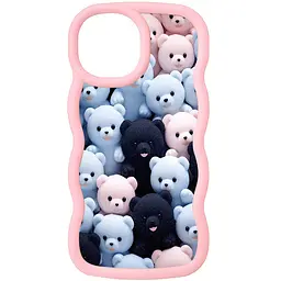 Чохол TPU Cloudy Pictures для Apple iPhone 13 / 14 (6.1) Bears