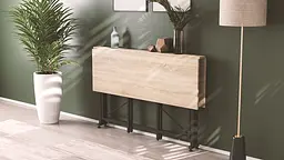 Стіл-книжка трансформер Оріон 3 Ferrum-decor 750x1150x880 Чорний метал ДСП Дуб Сонома 16 мм (FRD-105084) - мініатюра 2