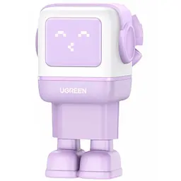 Зарядний пристрій Ugreen CD361 Robot Tech, 3 порти (2xUSB-C + USB-A), PD 65 Вт, GaN, швидке заряджання, фіолетовий (35291) - мініатюра 5