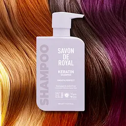 Шампунь Savon De Royal з кератином для гладкості волосся 500 мл - мініатюра 2