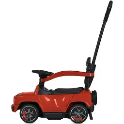 Дитяча каталка-толокар Bambi M 5795AL-3 з батьківською ручкою червоний - мініатюра 2