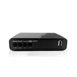 TV-тюнер зовнішній автономний World Vision Т644M3+ FM, Black, H.264, AC3. DolbyDigital, DVB-T2/T/C, FM тюнер, IPTV, DLNA, Stalker, без дисплея, 2хUSB, зовнішній блок живлення, CPU-GX6705 єдине програмне забезпечення сумісне з лінійкою Т644xx - мініатюра 2