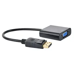 Перехідник Cablexpert DisplayPort - VGA 0.15м Black (A-DPM-VGAF-02)