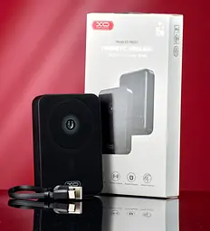 Зовнішній акумулятор - бездротовий магнітний XO PR231 magnetic 15W 10000mAh чорний - мініатюра 7