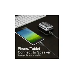 Кабель мультимедійний USB-C to 3.5mm M 1.0m black Vention (BGABF) - мініатюра 5