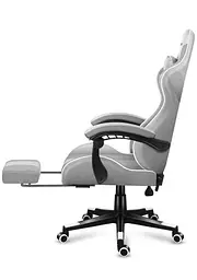 Комп'ютерне крісло Huzaro Force 4.7 White тканина - мініатюра 5