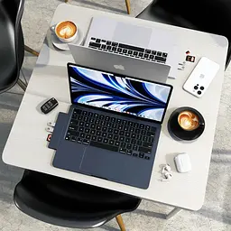 Адаптер Satechi Aluminum USB-C Pro Hub Slim Adapter Midnight (ST-HUCPHSD) - мініатюра 7
