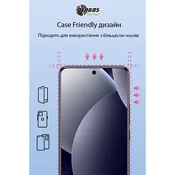 Скло захисне Dengos Full Glue Xiaomi Redmi Note 15 Pro 4G Black (TGFG-445) - мініатюра 3