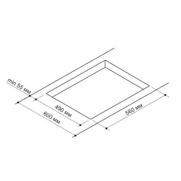 Варочна поверхня Pyramida PFG 647 BLACK LUXE - мініатюра 7