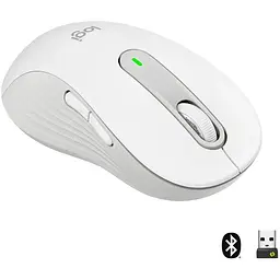 Мишка Logitech Signature M650 L Wireless LEFT Off-White (910-006240)