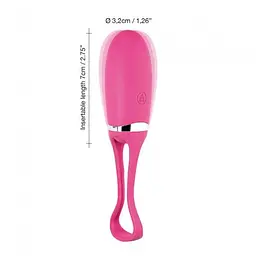 Віброяйце Dorcel Secret Delight Magenta з пультом ДК, з турборежимом і голосовим керуванням - мініатюра 6
