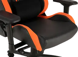 Геймерське крісло GT Racer чорне з помаранчевим (X-0715 Black/Orange) - мініатюра 7
