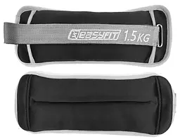 Обтяжувачі для ніг та рук з металом EasyFit MYAKI по 1,5 кг (пара) (EF-AWTN-150) - мініатюра 4