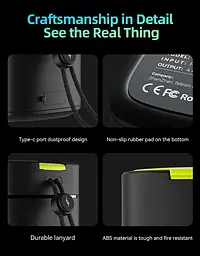 Зарядний пристрій Telesin Dual Fast Charging Box + 2 акумулятори для GoPro Hero 11/10/9 GP-FCK-B11 [76201] - мініатюра 4