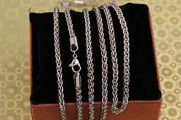 Цепь Xuping Jewelry колос 60 см 4 мм серебристая