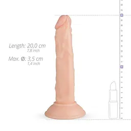 Фалоімітатор EasyToys Blane 20 см (тілесний) - мініатюра 3