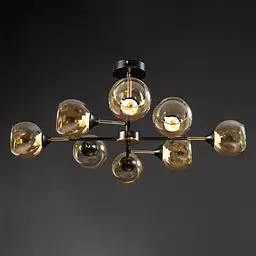 Люстра loft SN-315-8 FGD+BK