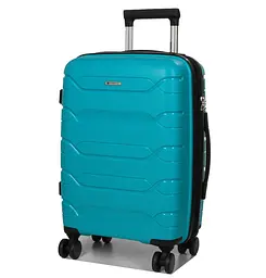 Валіза маленька S поліпропілен Worldline Airtex 282 46л 54×36×23см Бірюзова