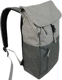 Рюкзак міський Live in style 18L, сірий, з клапаном на фастексі, для документів А4