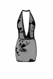 Сукня Noir Handmade F313 Mythos, S, black, прозора, міні, відкрита спина, декор зі стразів - мініатюра 5