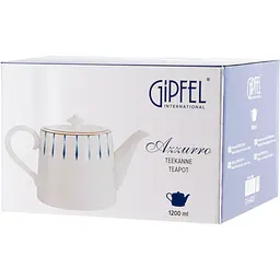 Чайник заварювальний Gipfel Azzurro 1.2 л білий (40726) - мініатюра 2