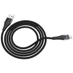 Кабель Koni Strong KS11t Nobility flash charging швидкісний 5 А USB - Type-C 1.2 м 5A чорний