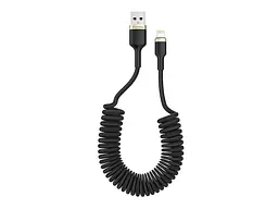Кабель ColorWay USB - Lightning 1m Black (CW-CBUL051-BK)