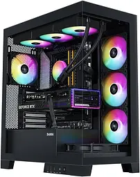 Корпус SAMA V50 без БЖ (V50-BKADA4X1-GL) Black - мініатюра 2