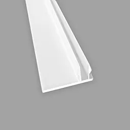 Профіль для сайдинга Wall Sticker SW-00001728 торцевий фінішний алюмінієвий 38.5х28х6000 мм - мініатюра 2