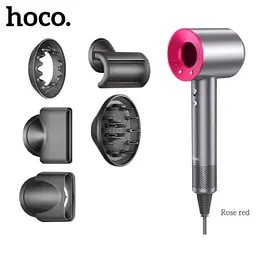 Фен Hoco DAR31 Wave high-speed negative ion hair dryer 5 насадок 1500W - мініатюра 2