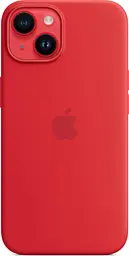 Чохол протиударний силіконовий Silicone Case MPRW3ZE/A MagSafe (Original) для Apple iPhone 14 (6.1") Red - мініатюра 8