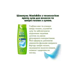Шампунь Wash&Go З технологією проти лупи 360 мл (8008970056753) - мініатюра 3