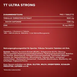 Бустер тестостерону IronMaxx TT Ultra Strong 90 таблеток - мініатюра 5