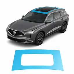 Антигравійна захисна бронеплівка за лекалами для Acura MDX YD4 2022 - зона даху
