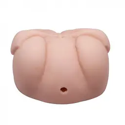 Мастурбатор Crazy Bull Real Vagina and Anal з вібрацією вагіна та анус, 22.5 см (тілесний) - мініатюра 4