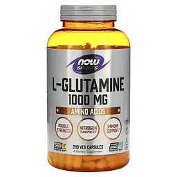 Л-Глютамін в капсулах L-Glutamine 1000мг - 240 вег.капсул