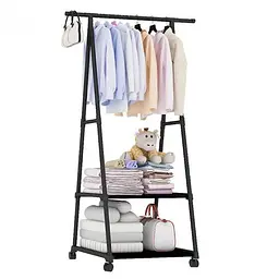 Універсальна міцна підлогова пересувна стійка вішалка для одягу Coat Rack - мініатюра 3