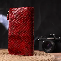 Жіночий шкіряний гаманець Canpellini 10х18,7х2 см acs0025147 - мініатюра 8