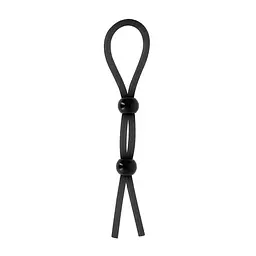 Ерекційне кільце ShotsToys Double Ring Booster (чорний)